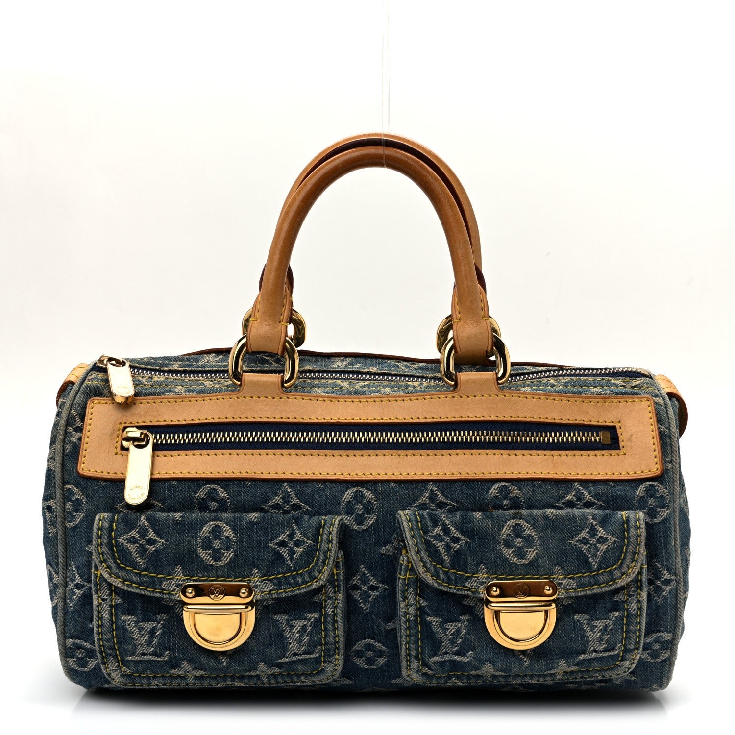 Louis Vuitton Monogram Denim Neo Speedy Blue