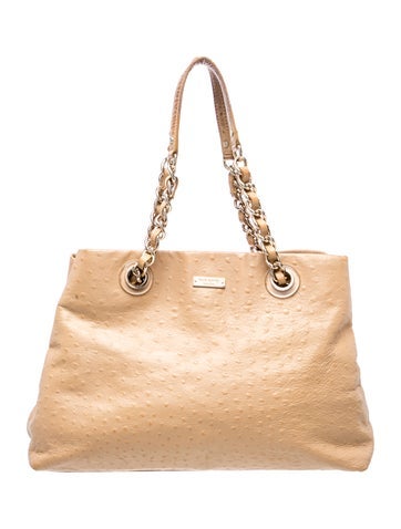 Embossed Leather Evening Bag