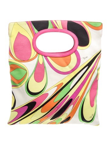 Emilio Pucci Canvas Tote