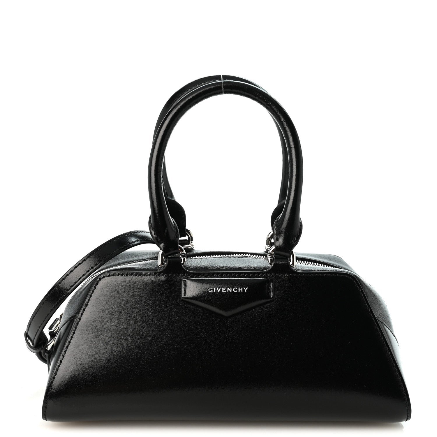 Givenchy Box Calfskin East West Mini Antigona Black
