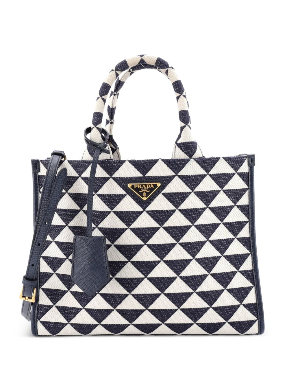 Symbole Shopper Jacquard Small tote bag