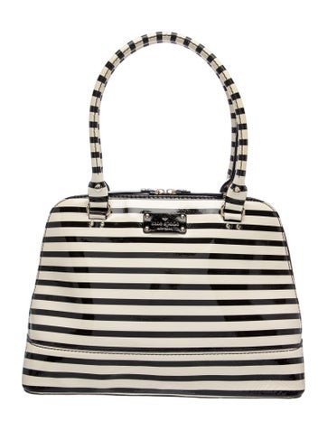 Patent Leather Top Handle Bag