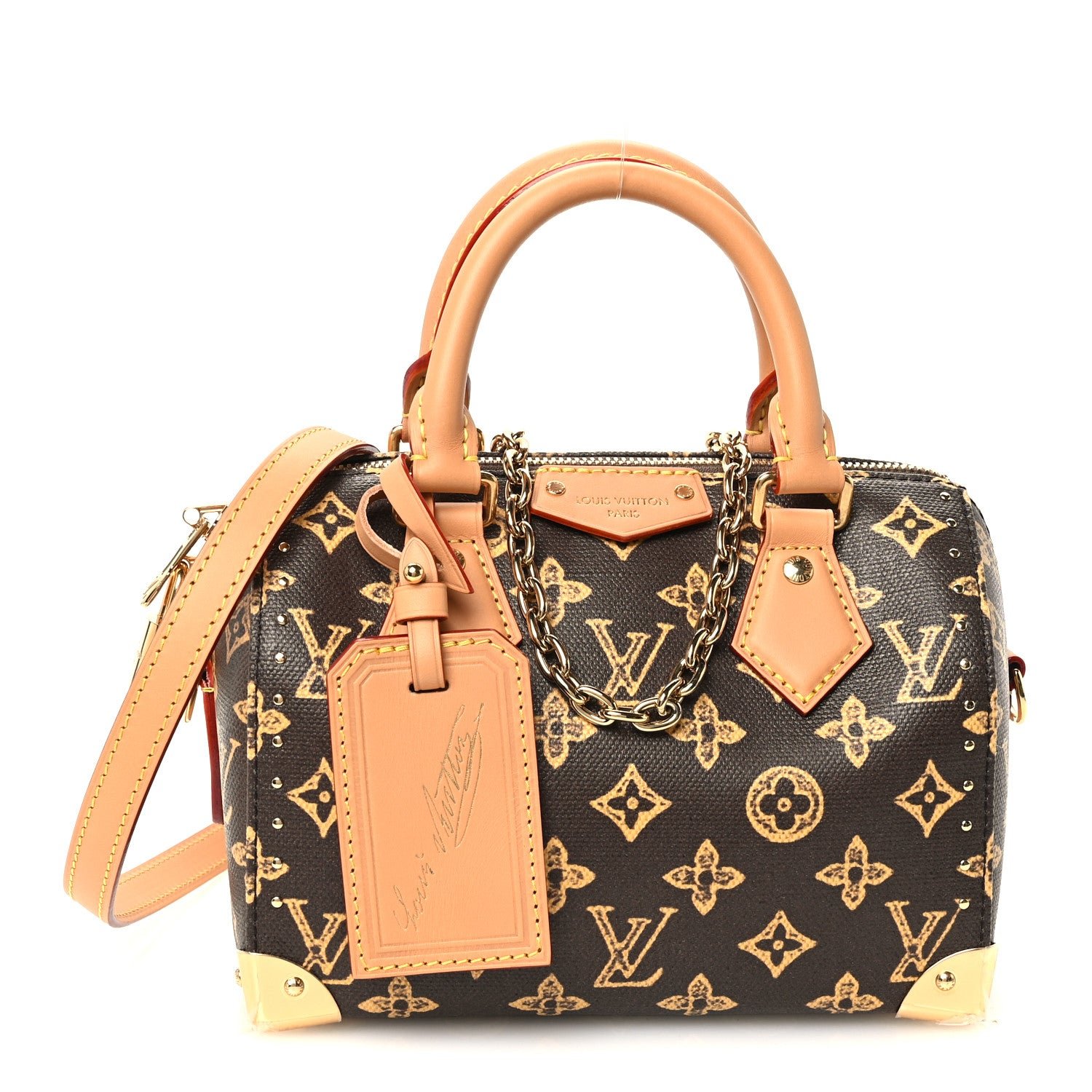 Louis Vuitton Monogram Origine Speedy Trunk 20 Ebene