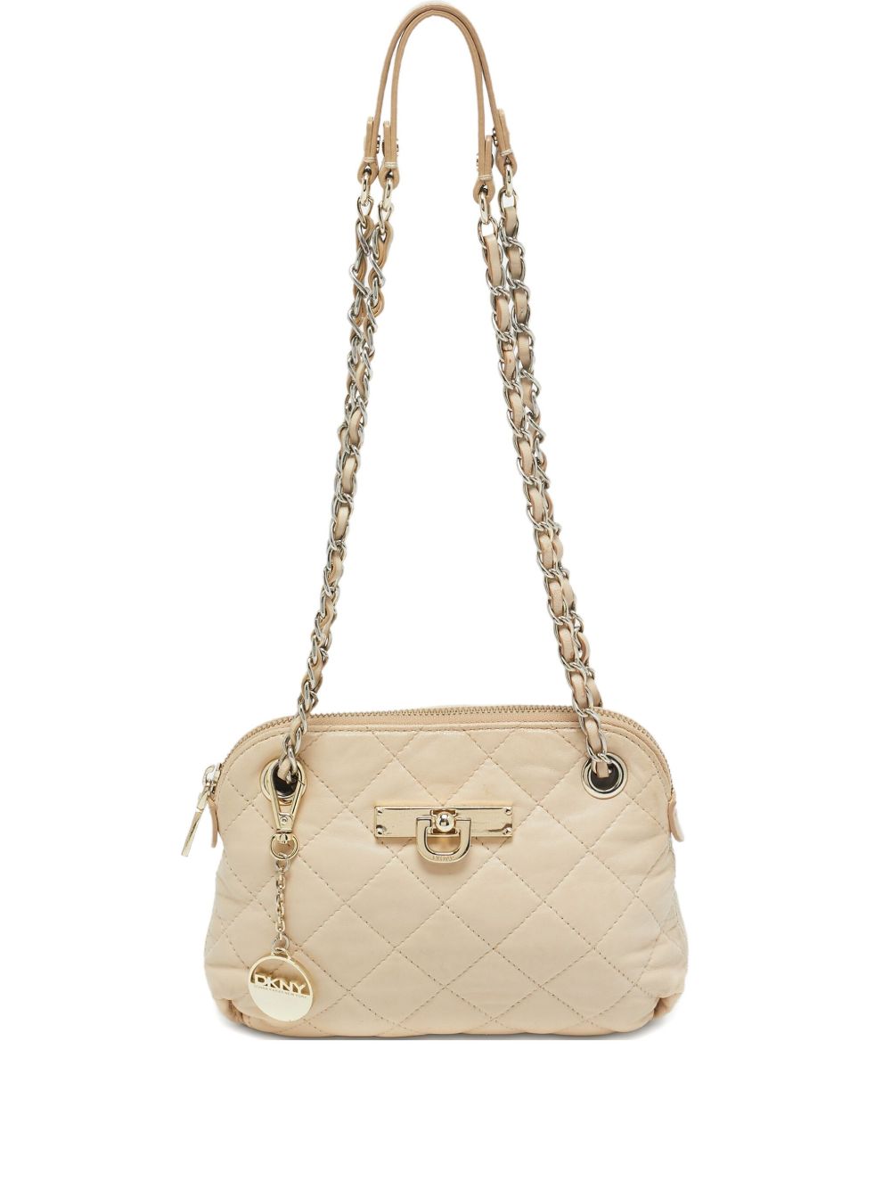 pre-owned quilted shoulder bag