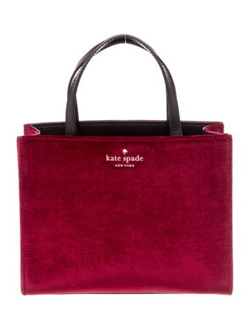 Velvet Top Handle Bag