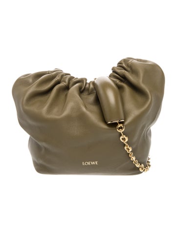 Leather Squeeze Shoulder Bag Small 2023