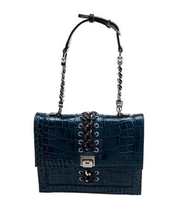 Versace Leather Top Handle Bag