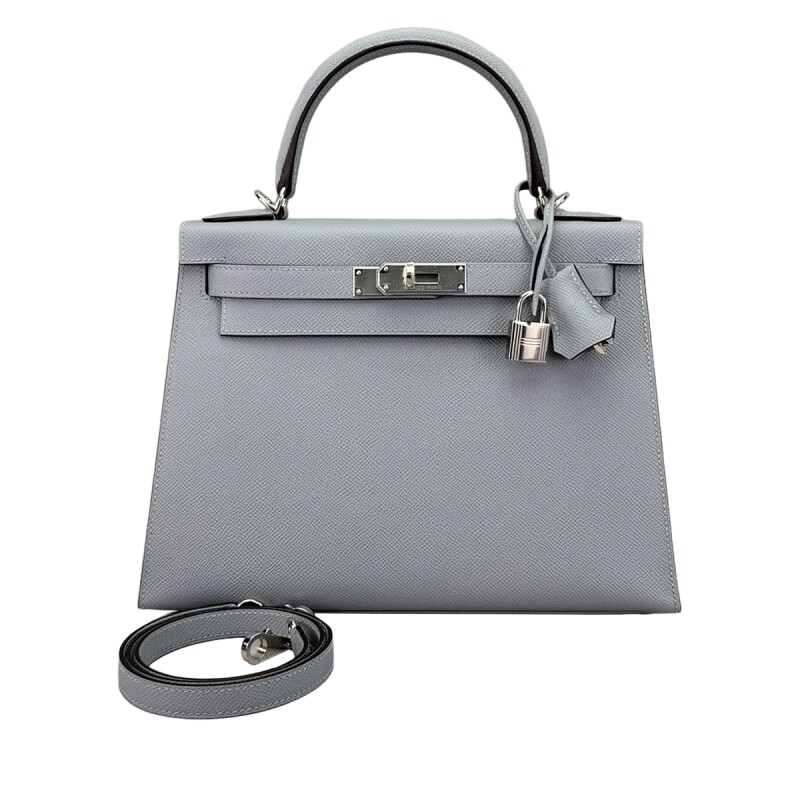 Gris Pantin Epsom Sellier Kelly 28 Palladium Hardware, 2025