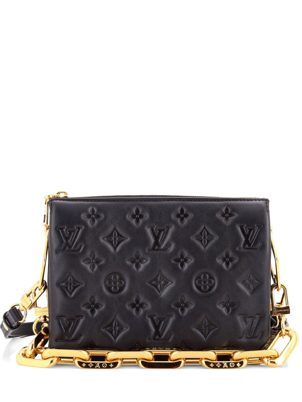 Coussin Bag Monogram Embossed Lambskin BB crossbody bag