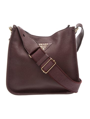Vitello Daino Leather Crossbody Bag