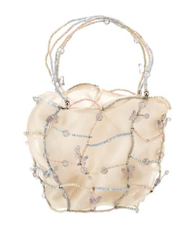 Bottega Veneta Veneta Silk Top Handle Bag Vintage