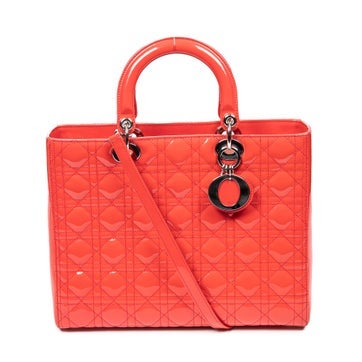 Leather Large Lady Dior