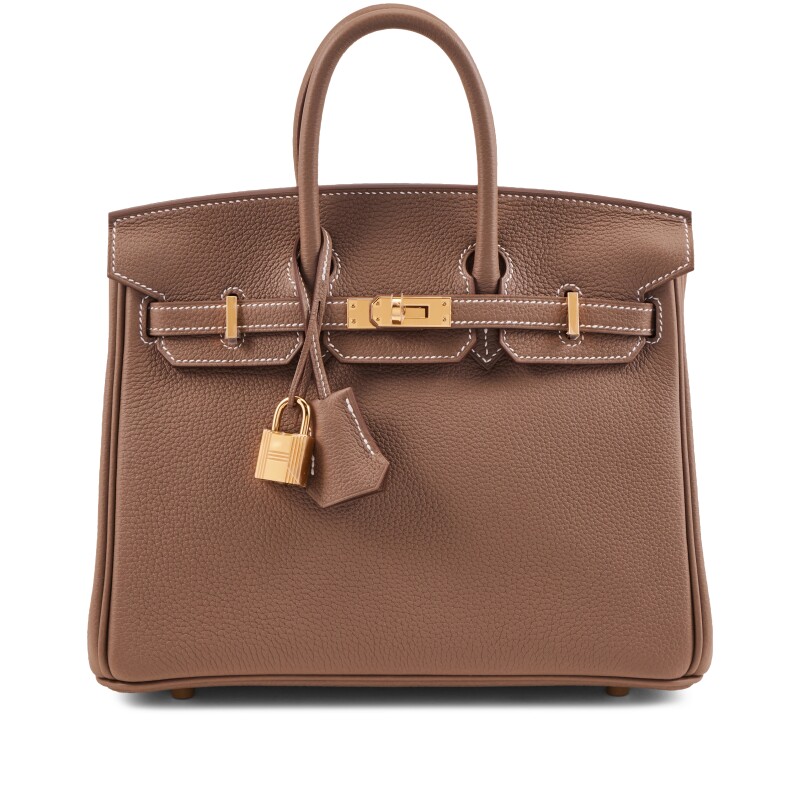Etoupe Togo Birkin 25 Gold Hardware, 2026