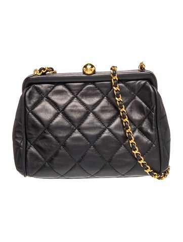 Quilted Frame Shouler Bag