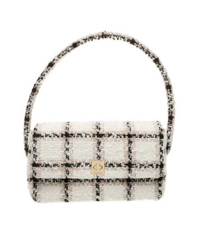 Anine Bing Bing Tweed Shoulder Bag