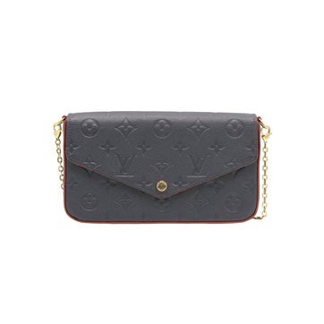 Leather Pochette Felicie Small