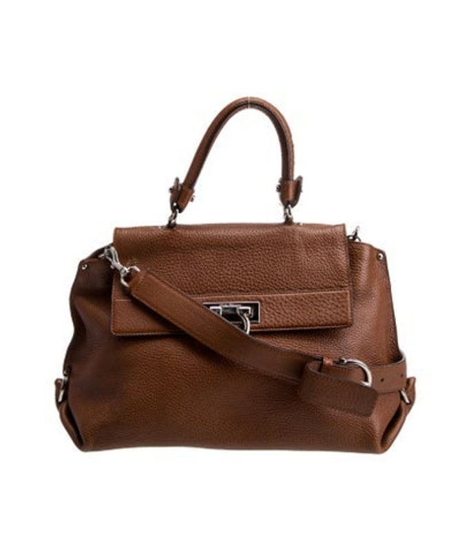 Salvatore Ferragamo Ferragamo Leather Messenger Bag