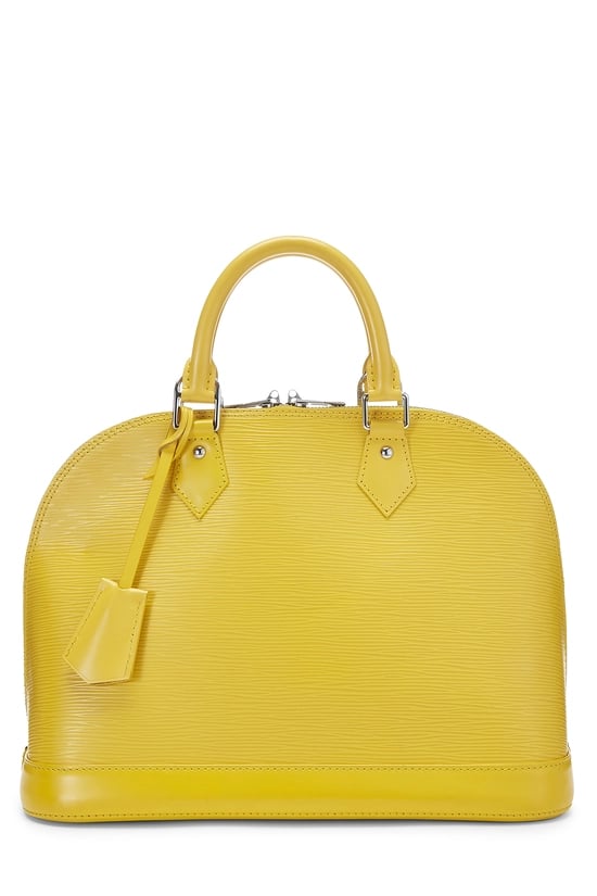 Louis Vuitton Yellow Epi Alma PM NM
