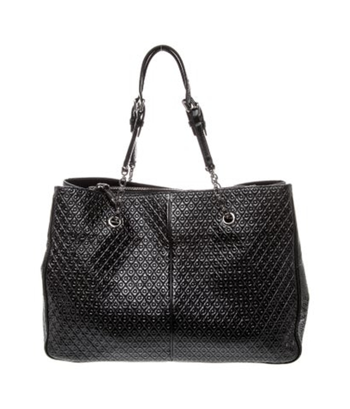 Tod's S Embossed Leather Tote