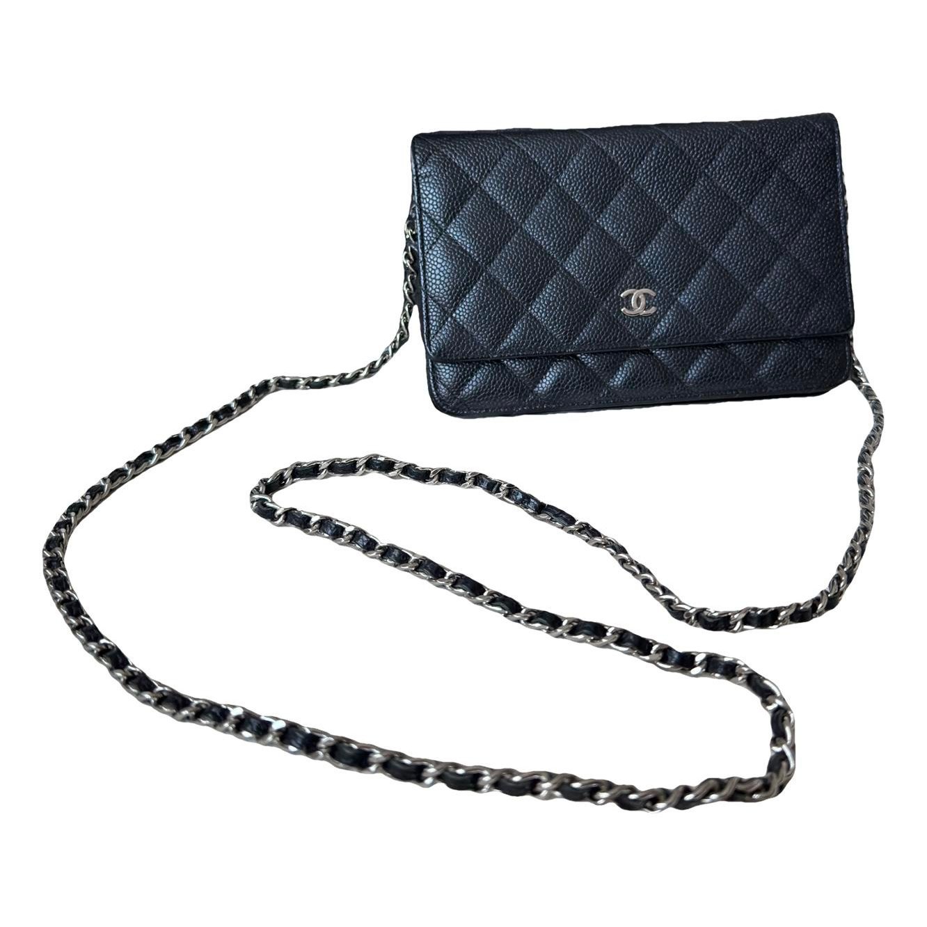 Wallet On Chain Timeless/Classique leather crossbody bag