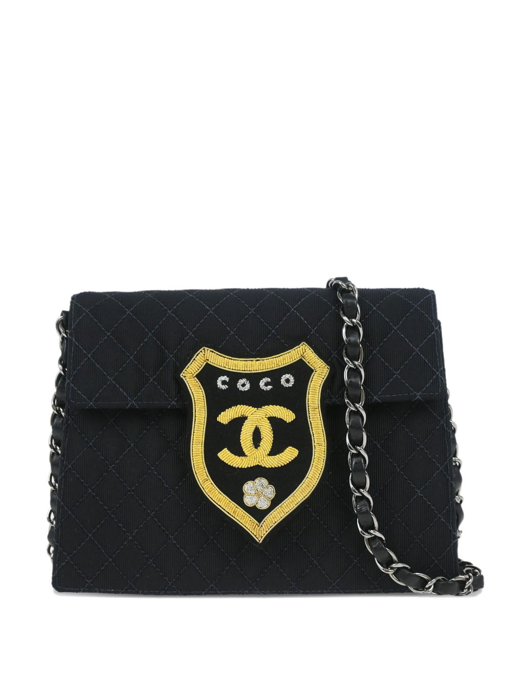 2005 emblem-logo shoulder bag