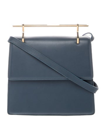 M2Malletier Leather Evening Bag
