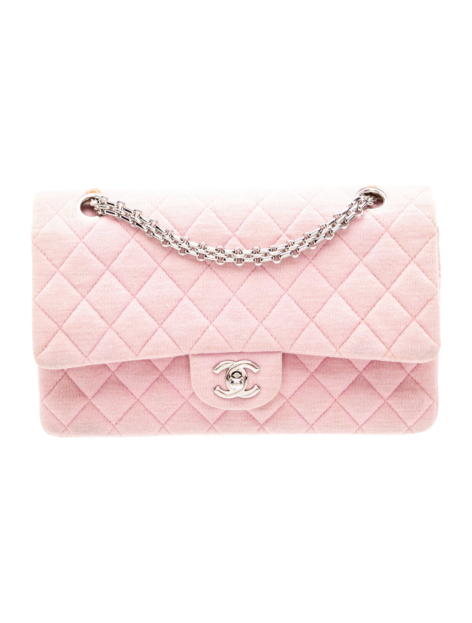 Classic Medium Jersey Double Flap Bag