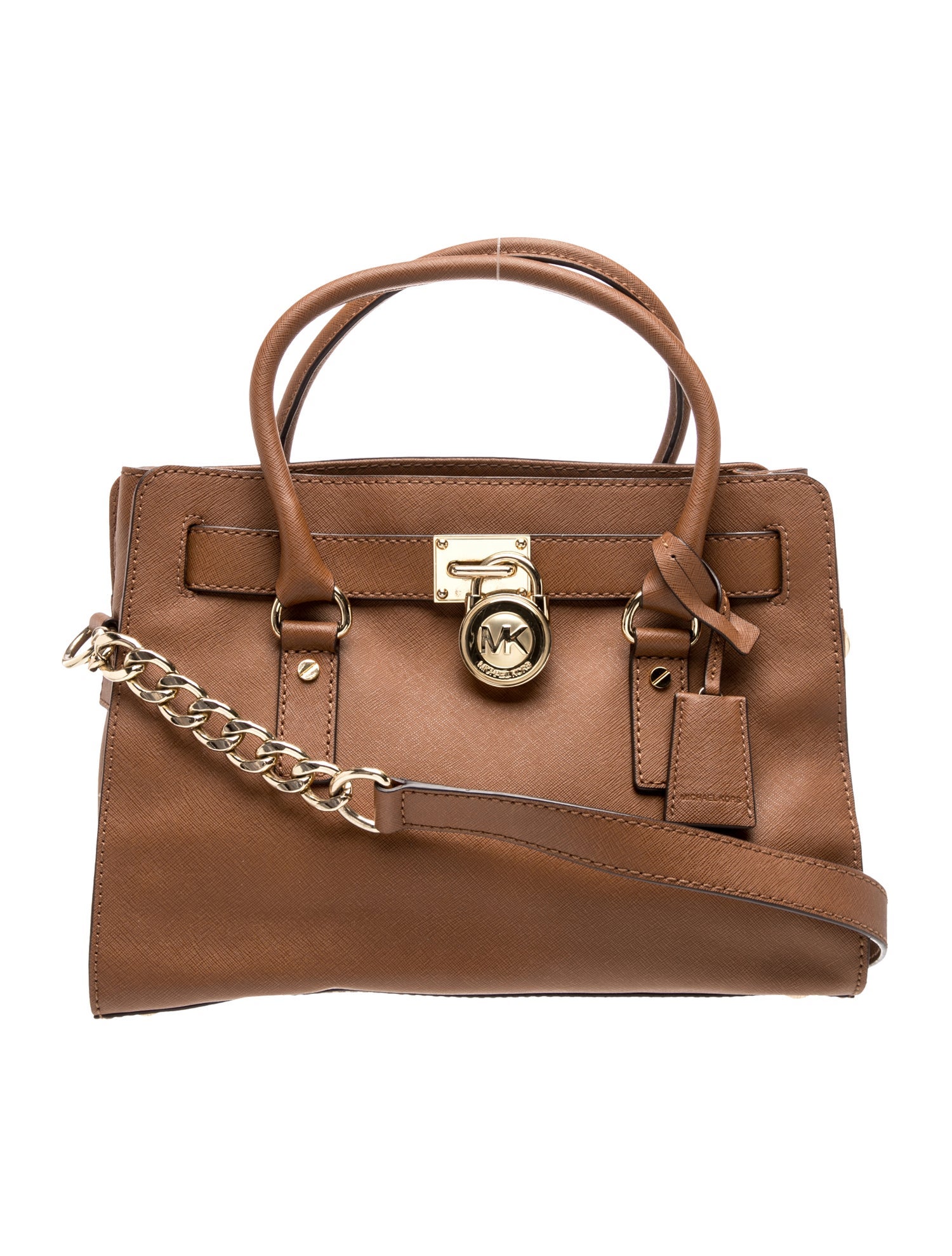 Saffiano Leather Top Handle Bag