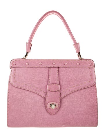 Valentino Leather Top Handle Bag