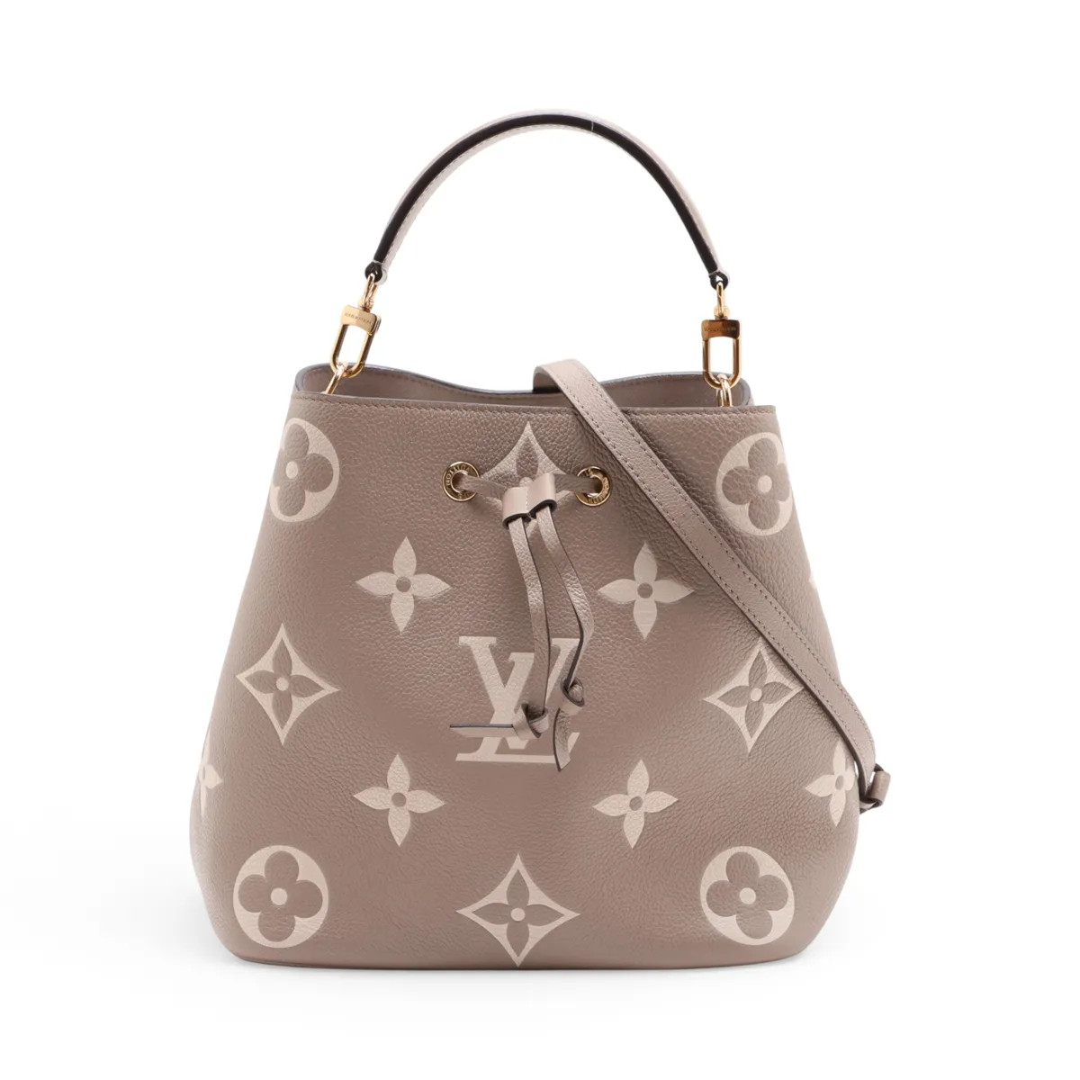 Louis Vuitton bicolor monogram empreinte Neo Noe M45555 Gray There was an RFID r