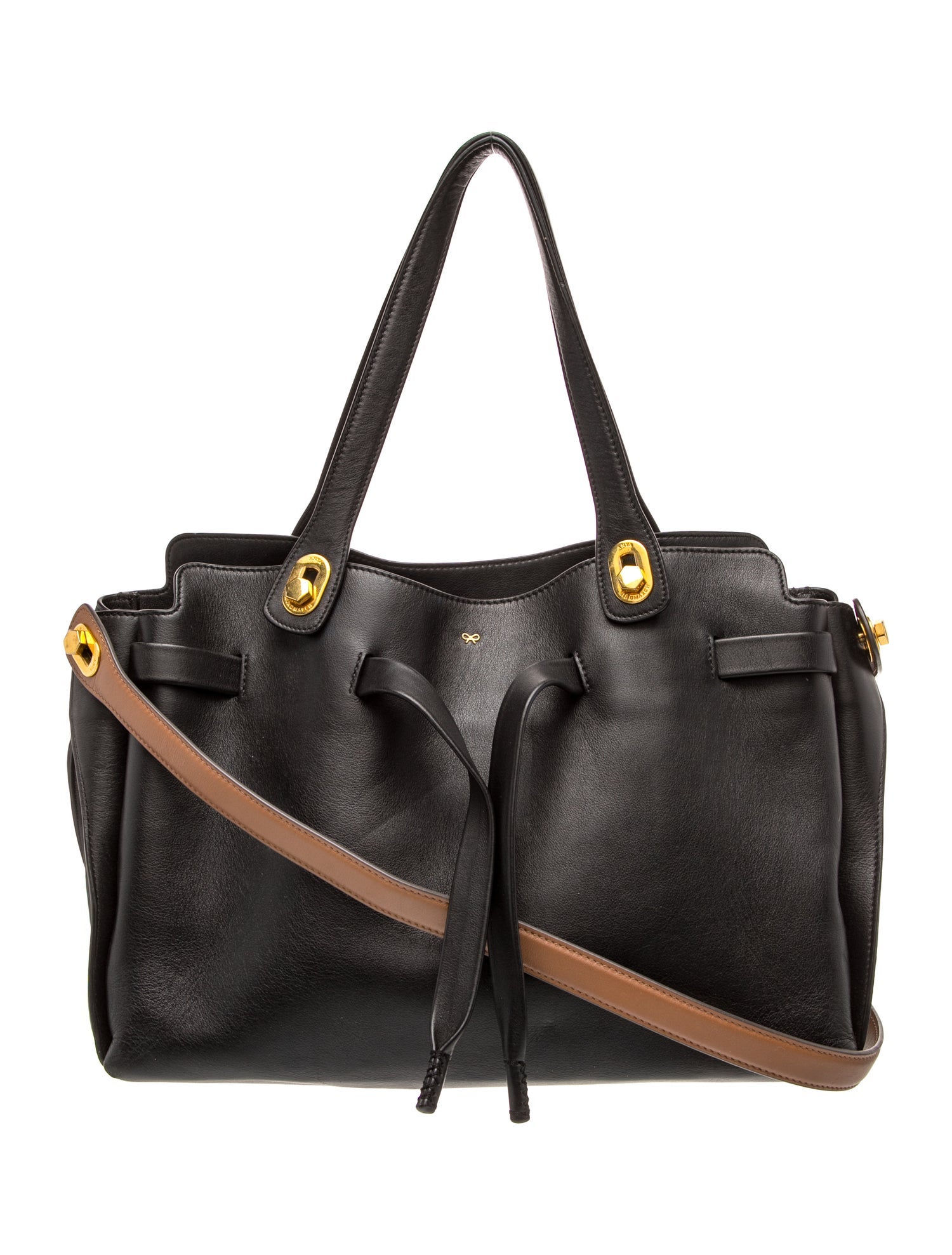 Anya Hindmarch Leather Top Handle Bag