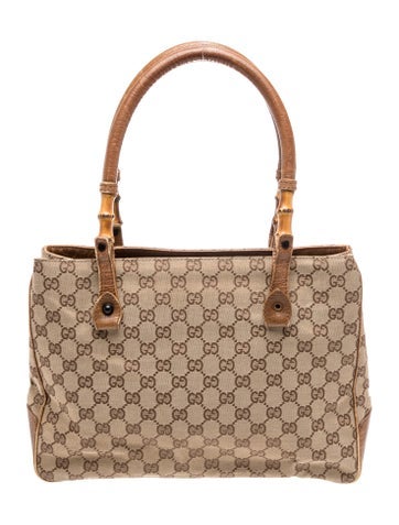 GG Canvas GG Canvas Bamboo Tote