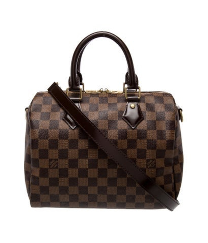 Louis Vuitton Vuitton Damier Ebene Speedy Bandouliere 25