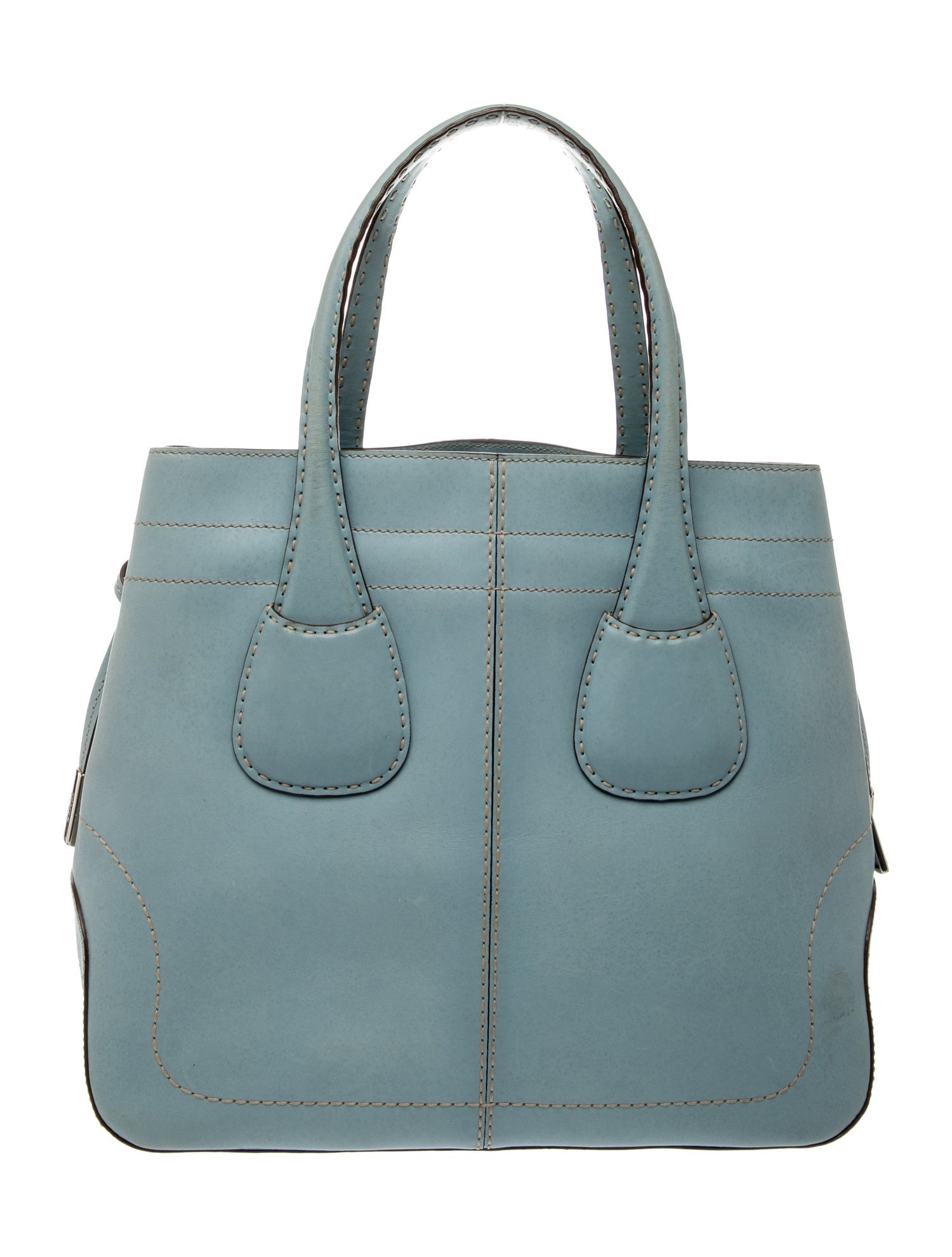 Leather Top Handle Bag