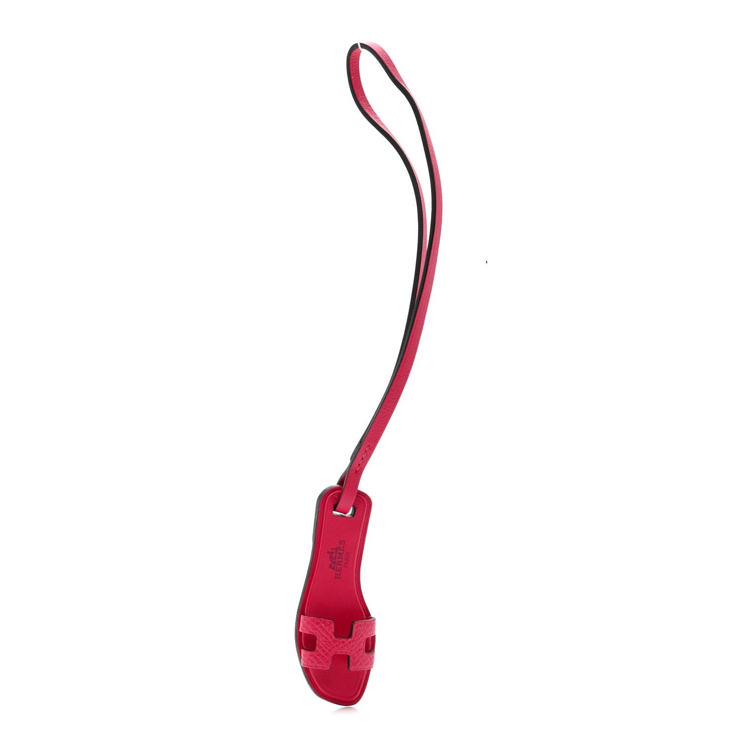 Hermes Epsom Butler Calfskin Hunter Oran Nano Bag Charm Rose Mexico