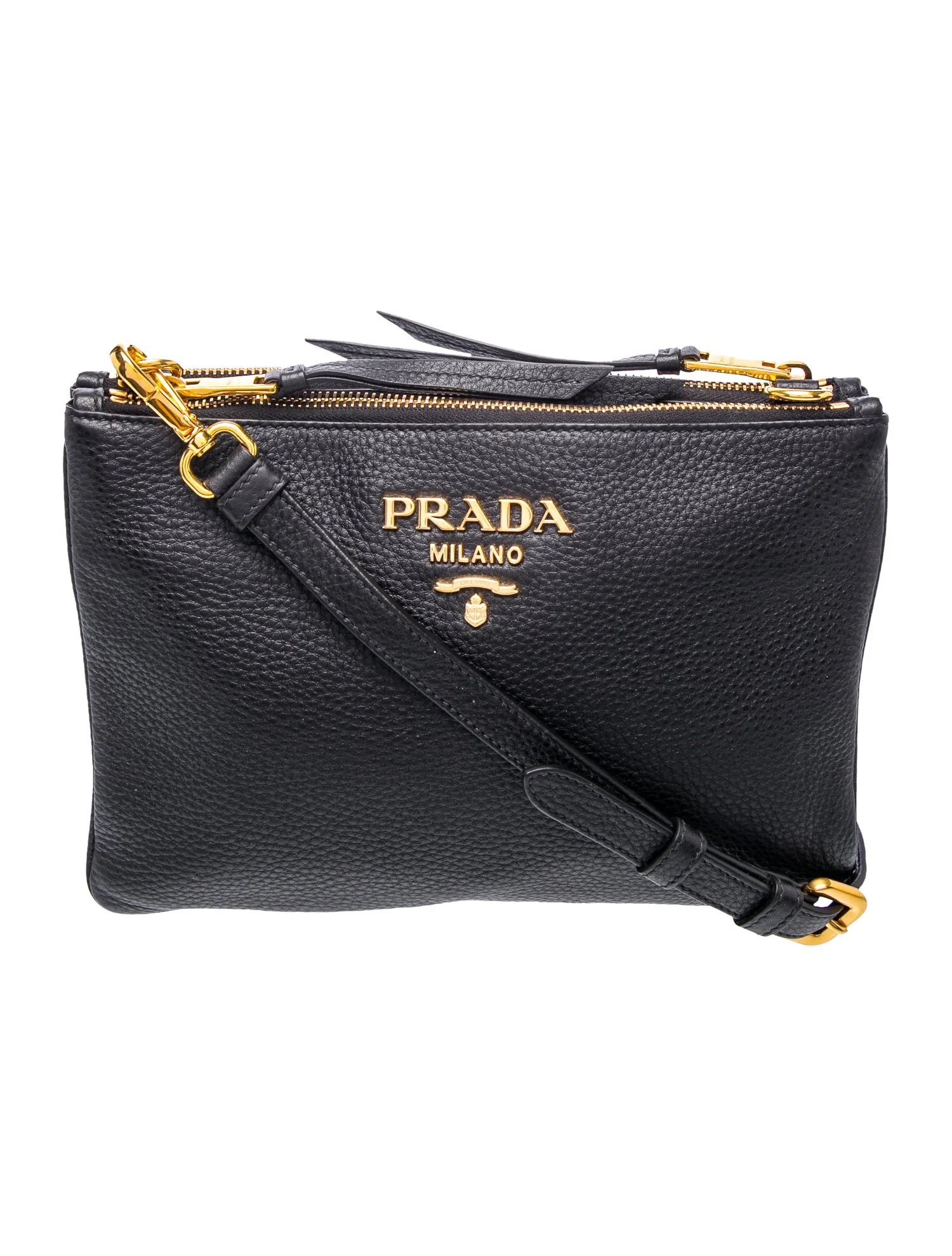 Vitello Daino Leather Shoulder Bag