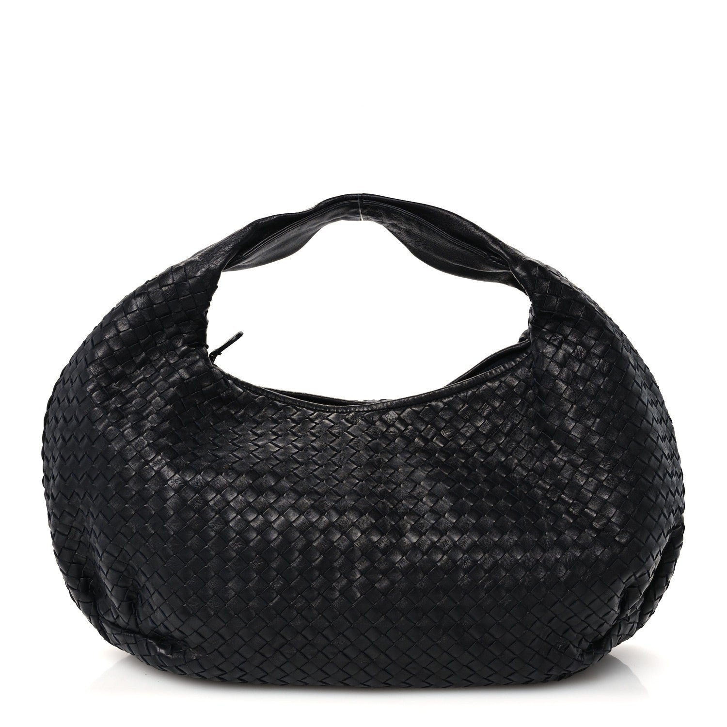 Bottega Veneta Nappa Intrecciato Large Belly Veneta Hobo Black