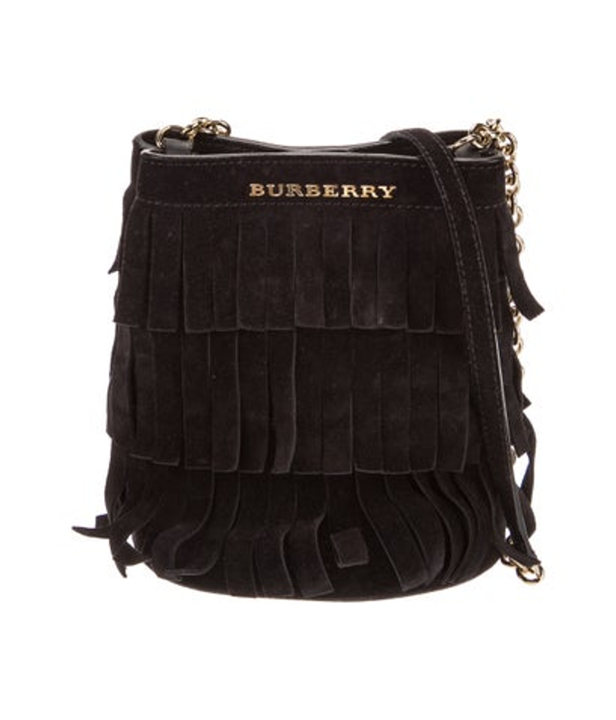 Burberry Suede Shoulder Bag