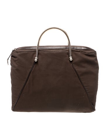Nylon Top Handle Bag Vintage