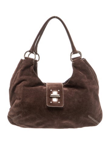 Enameled Metal Triangle Shoulder Bag