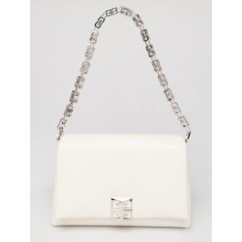 Givenchy Givenchy Ivory Quilted Leather 4G Medium Shoulder Bag