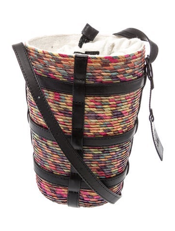 Raffia Bucket Bag