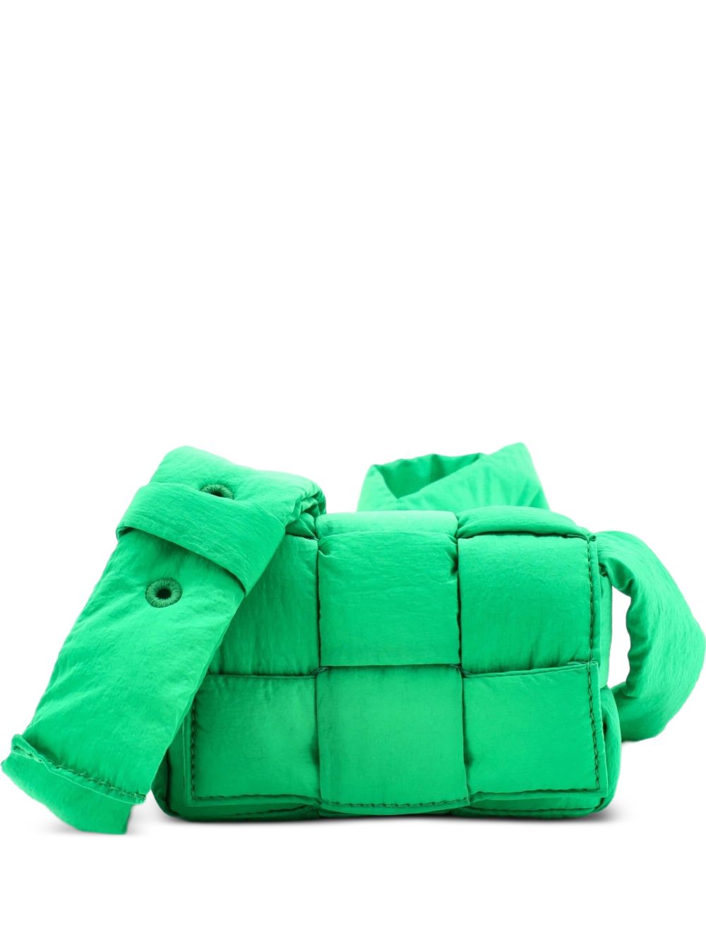 Bottega Veneta Cassette Maxi Intrecciato Nylon Extra Mini crossbody bag