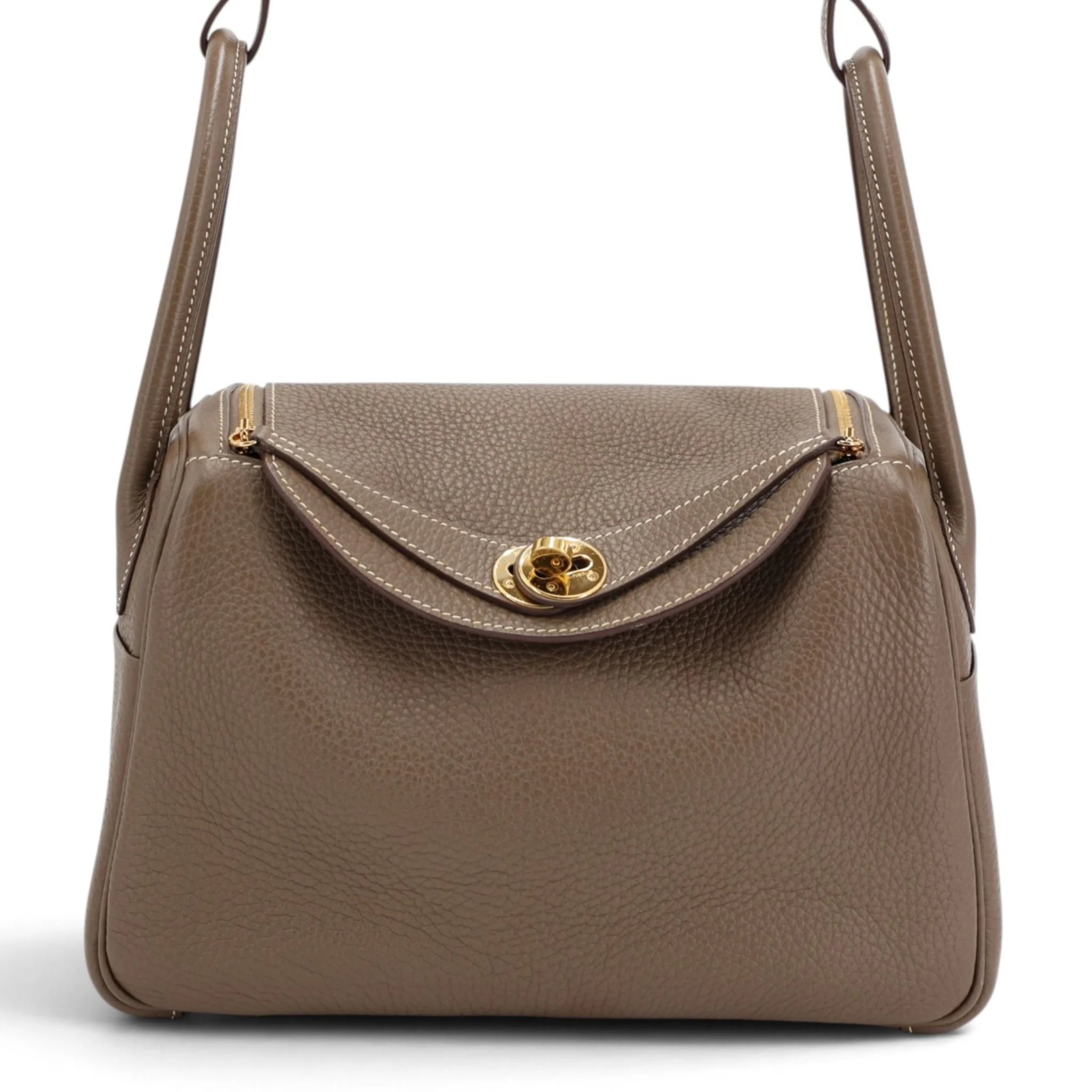 Hermes Lindy 26 Etoupe (18) Clemence Gold hardware Y (2020)