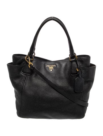 Prada Vitello Daino Leather Top Handle Bag
