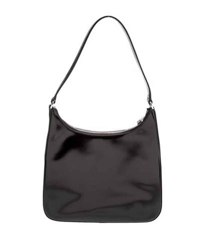 Staud Patent Leather Shoulder Bag