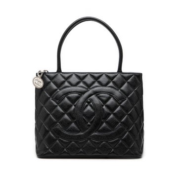 Calf Leather Caviar Medallion Tote