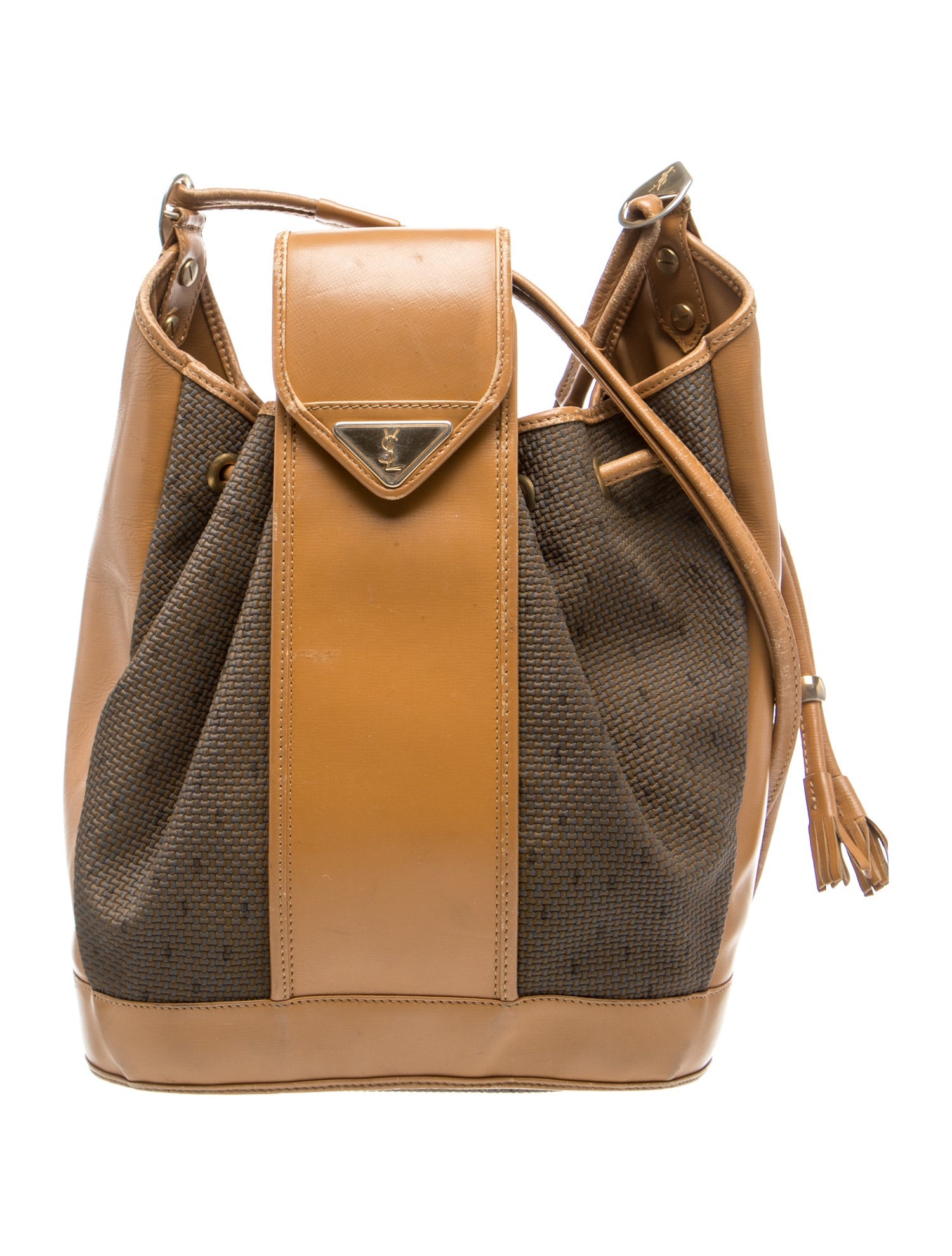 Leather Bucket Bag