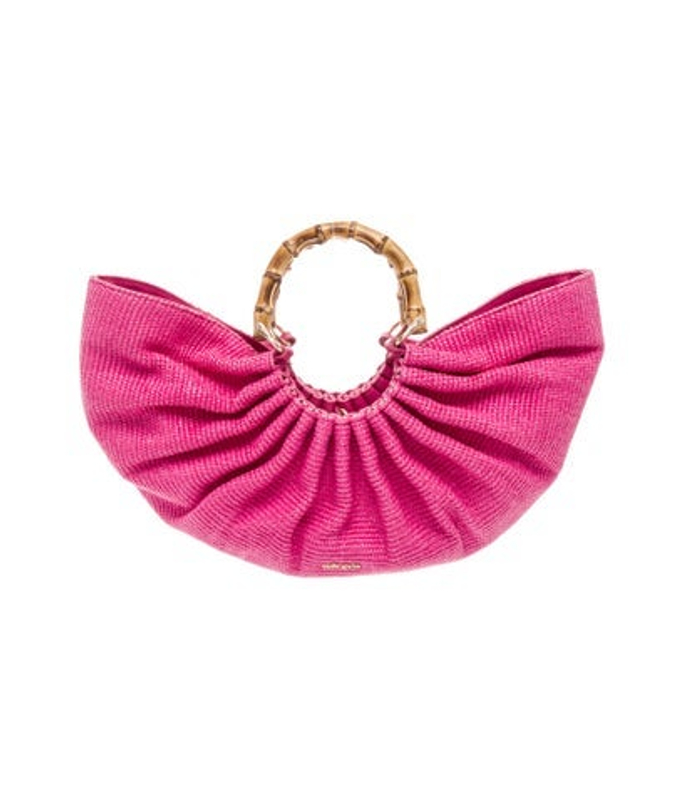 Cult Gaia Gaia Raffia Top Handle Bag