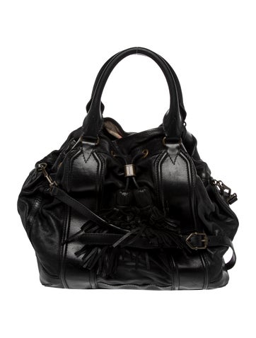 Leather Top Handle Bag